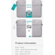 Borsa porta Macbook Air 13,3' 2020 Water proof colore Grigio