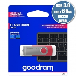 Pendrive GoodRAM 64GB UTS3 BLACK USB 3.0 - retail blister
