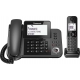 Telefono Fisso + Cordless Panasonic KX-TGF320EXM Con Segreteria Telefonica