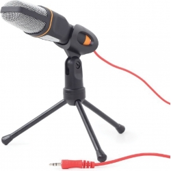 Microfono da tavolo con supporto tripode MIC-D-03 cablato con jack 3.5mm per PC