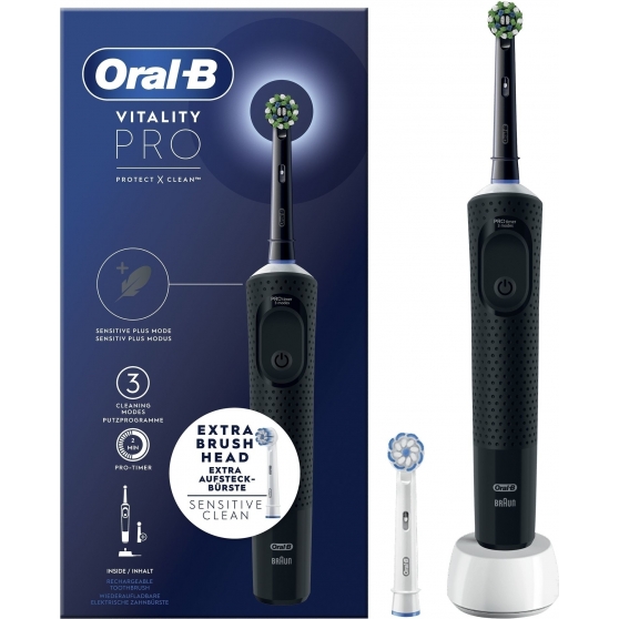 Spazzolino elettrico Oral-B Vitality Pro Oscillante Timer Igiene Pulizia Denti