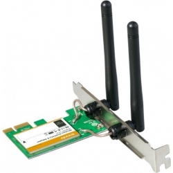 Scheda di Rete Wifi per PC Desktop PCI Express 2.0 Wireless 300Mbps
