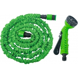 Tubo estensibile e flessibile + pistola multifunzionale per irrigazione giardino