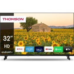 Smart TV 32" HD 1366x768p Wifi Android Voice DVB-T2/S2/C Thomson 32HA2S13 HDMi