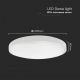 18W LED Dome Light Round Microwave Sensor White Frame 4000K IP44