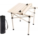 Tavolo pieghevole da giardino con piedini in gomma tavolino portatile salvaspazio e leggero per picnic 50*51*50cm