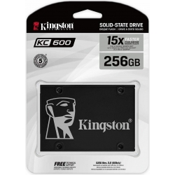 SSD Kingston KC600 da 256GB TLC 3D Hard Disk interno 2.5 SATA III Stato Solido