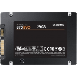 SSD Samsung 870 EVO da 250GB V-NAND Memory Hard Disk 2.5 SATA III Solid State