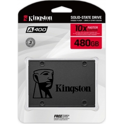 SSD Kingston A400 da 480GB 3D Hard Disk interno 2.5 PC SATA3 Stato Solido