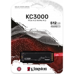 Hard disk SSD 512GB Kingston KC3000 PCI-e 4.0 NVMe M.2-2280 (SKC3000S/512G)