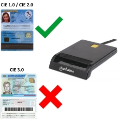 Lettore USB di Smart Card CNS Carta identità 2.0 CRS invio firma digitale crittografata