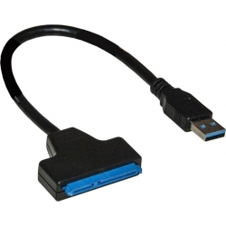 Adattatore interfaccia cavetto USB 3.0 a SATA III M/F 5Gb/s per Hard Disk SSD