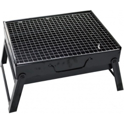 Griglia barbecue da tavola a carbonella bbq carbon 35x27x20cm ferro nero