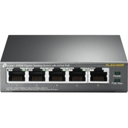 Switch Desktop 5 Porte Gigabit Ethernet 10/100/1000 4x PoE max.56W TL-SG1005P