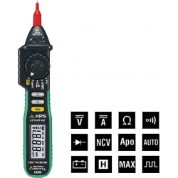 Multimetro Digitale Professionale MT460 Tester a Penna LCD NCV coccodrilli cover