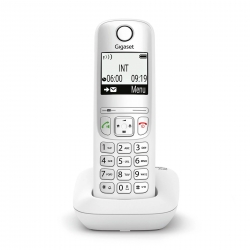 Telefono rete fissa senza filo cordless Siemens Gigaset AS490 vivavoce Bianco