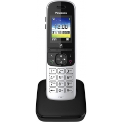 Telefono cordless rete fissa Display color Suono nitido Panasonic KX-TGH710 DECT