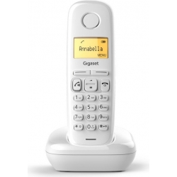 Telefono senza filo cordless DECT Display Vivavoce Siemens Gigaset A270 bianco