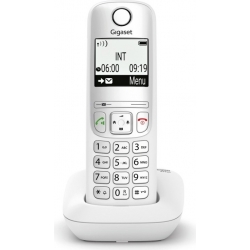 Telefono senza filo rete fissa cordless LCD DECT Siemens Gigaset AS690 bianco