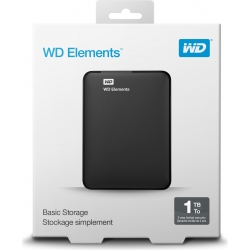 Hard Disk 1TB USB Western Digital WD Elements Portable disco rigido esterno