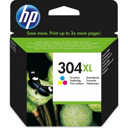 Cartuccia inchiostro colori HP 304XL Originale N9K07AE Tanica ink CMY DeskJet