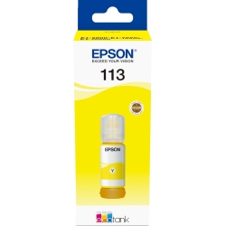 Flacone inchiostro giallo Epson 113 EcoTank Pigment Originale ink-jet bottle