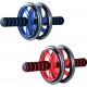 Rotella rullo workout convertibile ruote doppie lisce e tappetino per esercizi incluso colore assortito