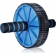 Rotella rullo workout convertibile ruote doppie dentate e tappetino per esercizi incluso colore assortito