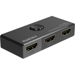 Switch HDMI 2x1, Splitter 1x2, 2 Bidirezionali, 4K@60hz