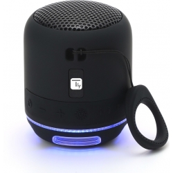 Altoparlante Wireless Bluetooth Speaker Portatile con Vivavoce e Luci LED Nero