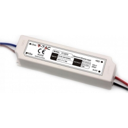 Plastic Power Supply 75W 12V 6A with 1 Output and Soldering Cables White Color 166x43x33mm IP67