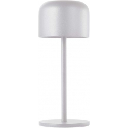 Lampada LED da Tavolo 1.5W Ricaricabile USB Metallo Touch Dimmerabile Bianco