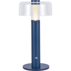 Lampada Luce LED 1W Blu morandi e Trasparente Ricaricabile USB Touch Dimmerabile