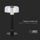 LED Table Lamp 1800mAH Battery 150*300 3in1 Black Body