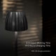 2.7W LED Table Lamp Touch Dimmable 3IN1 Black