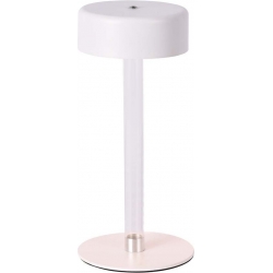 Lampada LED da Tavolo 3W Touch Dimmerabile 3in1 Bianco Trasparente Ricaricabile