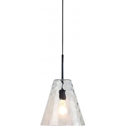 Pendant Designer Light Glass Cone Shape Bulb Down D:300mm