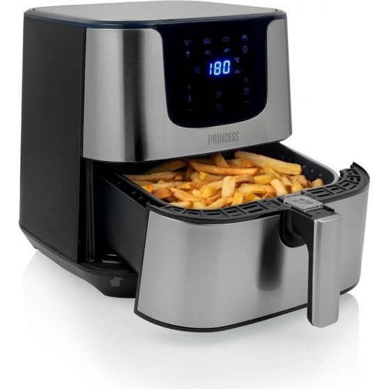 Friggitrice Aria Calda Princess 182060 1700W 5.5 Litri 8 Programmi Touch - Seconda Immagine Friggitrice Aria Calda Princess 182060 1700W 5.5 Litri 8 Programmi Touch - Seconda Immagine