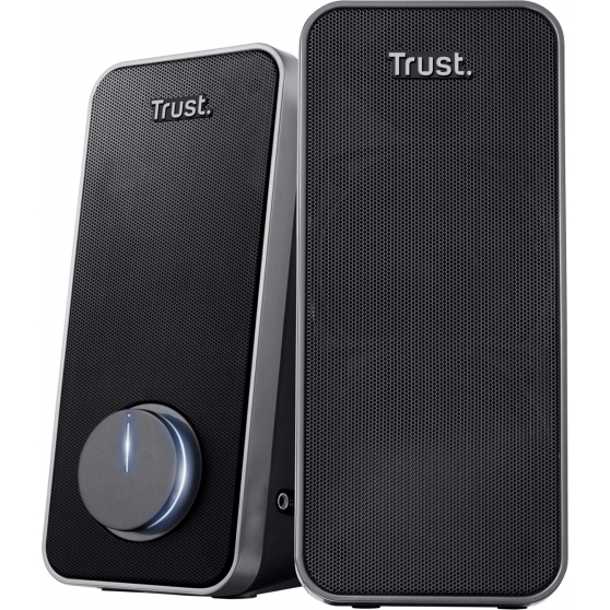 Trust arys standard Casse PC 2.0 Set Altoparlanti Stereo, 28 W, Alimentazione USB, Jack AUX 3.5 mm, Casse per PC Fisso, Altoparl