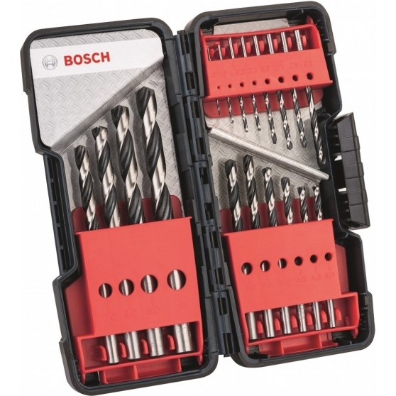 2608577350,set punte metallo hss pointteq toughbox, 18pz 1-10 mm