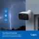 Telecamera sicurezza Wifi esterna Tapo TC80 con batteria risoluzione 1080P IP65