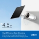 Pannello solare 4.5W per telecamere a batteria Type-C Tapo A202 Inclinazione 360°