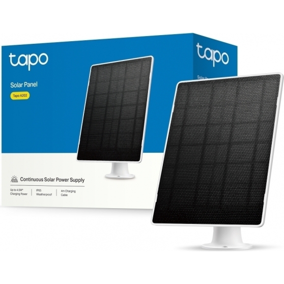Pannello solare 4.5W per telecamere a batteria Type-C Tapo A202 Inclinazione 360°