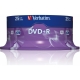 Campana 25 DVD+R Matt Silver 4.7GB Verbatim 16x 43500