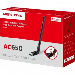 Adattatore Wi-Fi USB AC650 Mercusys MU6H v1 Dual Band High Gain Antenna 5dBi