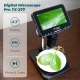Microscopio Digitale Technaxx TX-277 con Display 4,3" 720p 8 LED