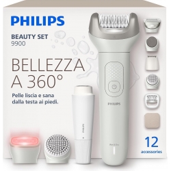 EPILATORE SET BELLEZZA BRE738/00 EPILATORE WET & DRY CORPO