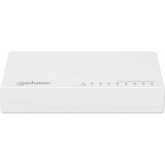 Ethernet Switch Gigabit 8 Porte Desktop Intellinet - Seconda Immagine Ethernet Switch Gigabit 8 Porte Desktop Intellinet - Seconda Immagine